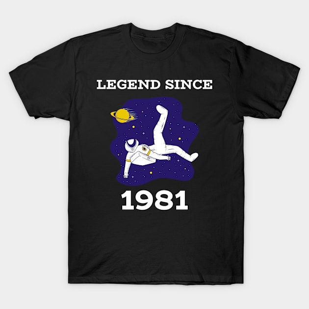 LEGEND SINCE 1981 T-Shirt by INNATE APPAREL